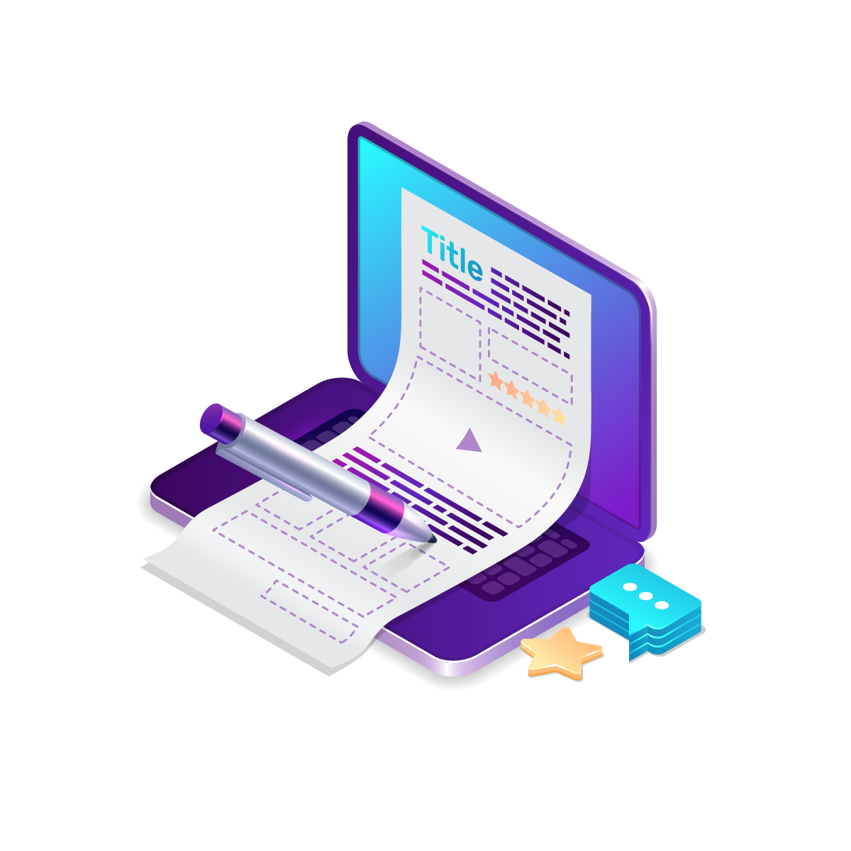 —Pngtree—quality content production isometric isolated_5317156